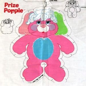 1980's popple fabric doll panel brand new